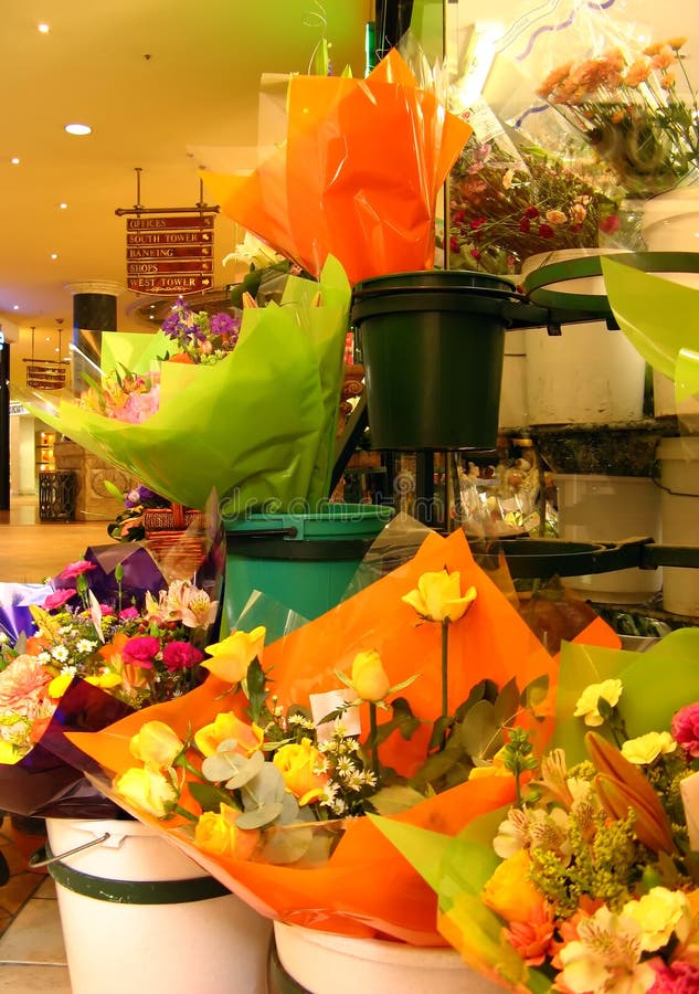 Blomsterhandlaren shoppar