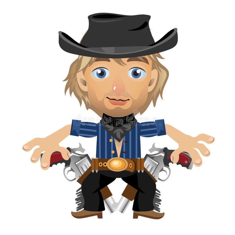 Gun Holster Cartoon Stock Illustrations 396 Gun Holster Cartoon Stock