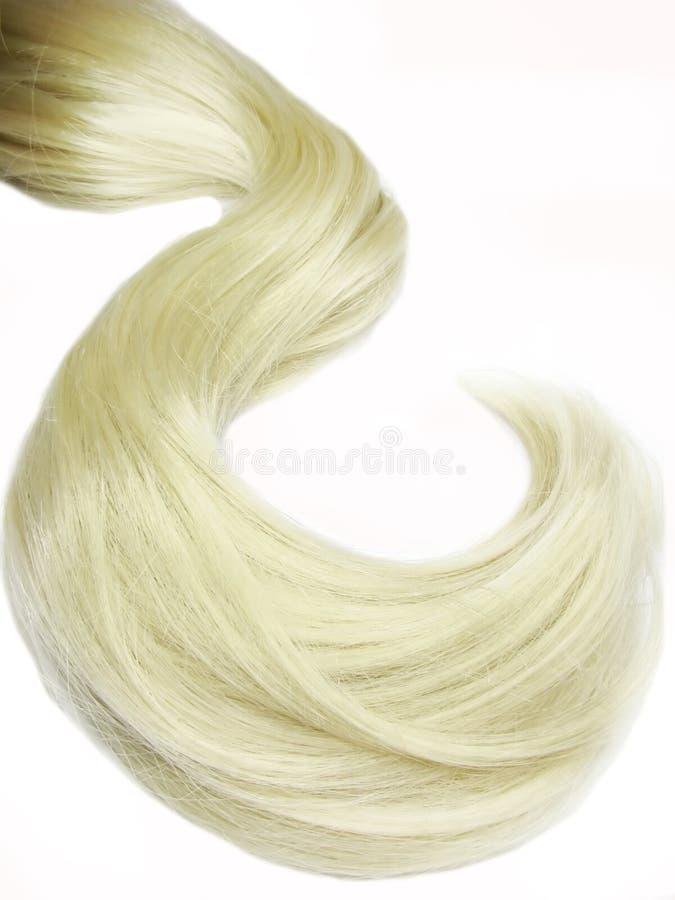 Blond hair wave