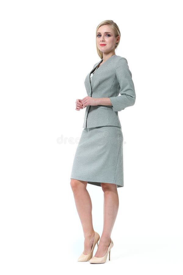 Blond slavic business executive woman