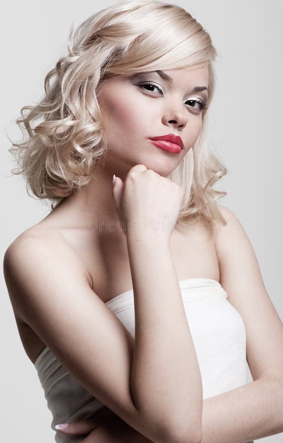 Blonde avec du charme photos stock Blonde avec du charme photos stock