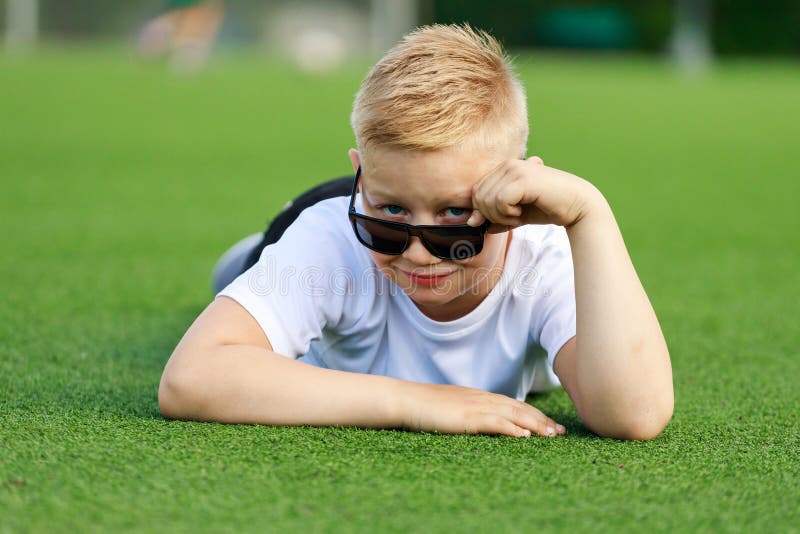 Cute Blonde Boy with Glasses - wide 6