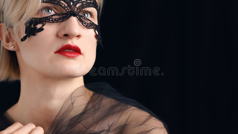 Shirley of Hollywood SoH-HS 90348 Venice Mask Black Ball Fancy dress 