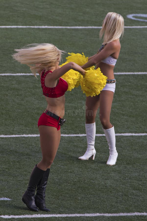 Sexy Blonde Cheerleaders