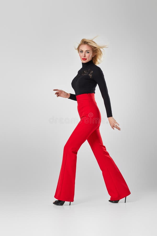 RED AND BLACK SHIRT AND PANT COMBO