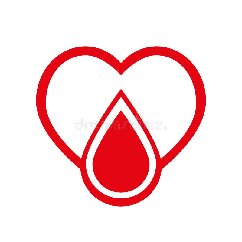 Blood Donation Campaign Emblem Stock Vector - Illustration of emergency ...