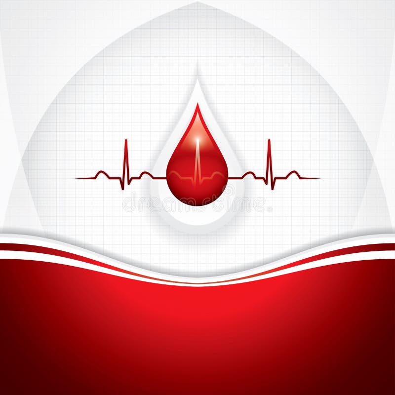 Blood donation stock vector. Illustration of heartbeat - 47594337