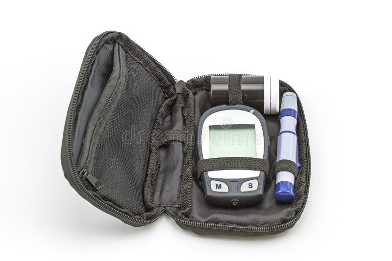 Blood Glucose Meter Test Kit, the Blood Sugar Value is Measured Stock