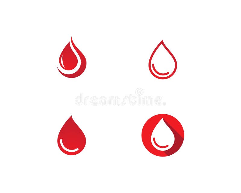 Krv ikona vektor.