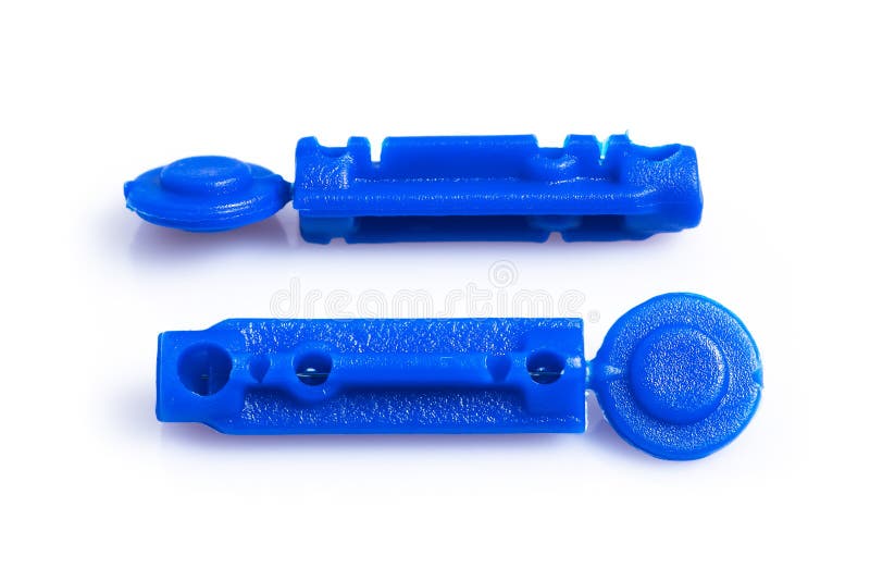 Blood Lancet Image,Lancet Needles for Diabetes Finger Stock Photo