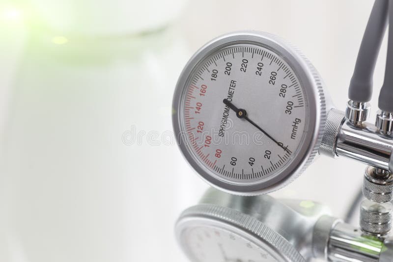 Blood pressure gauge stock photo. Image of foresight 50493844