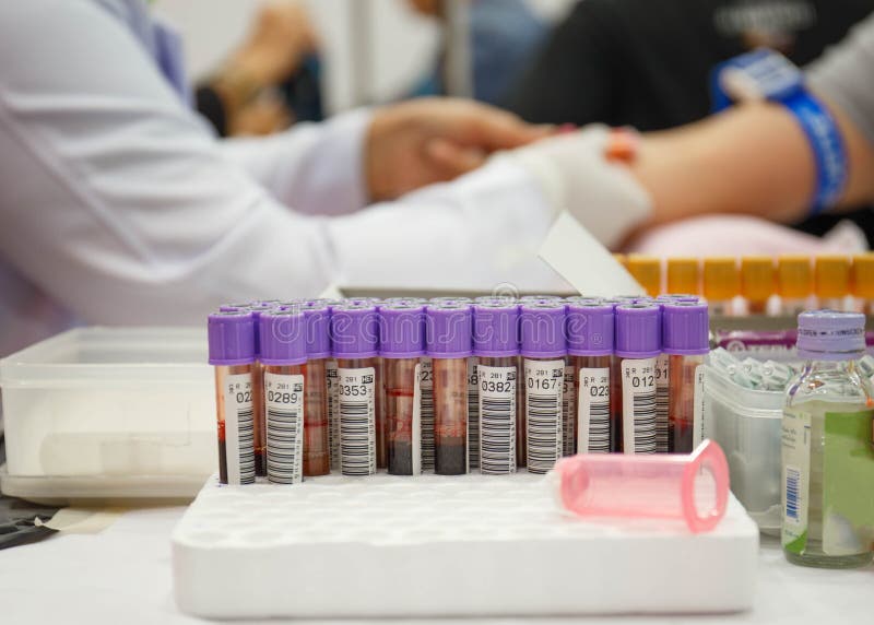 Blood Sampling,blood Tube for Test Stock Photo Image of syringe