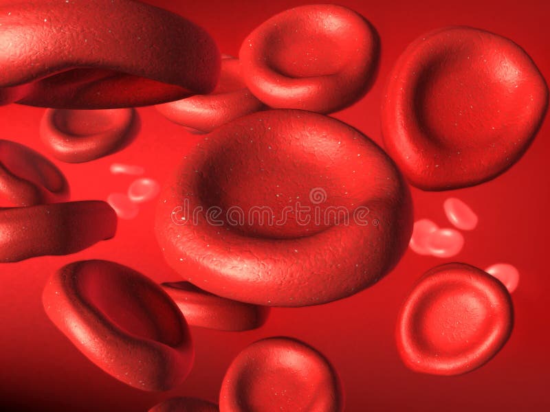 Blood stream stock illustration. Illustration of