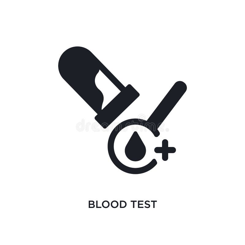 Blood Test Icon Vector Isolated on White Background, Logo Concept of Blood  Test Sign on Transparent Background, Black Filled Stock Vector -  Illustration of analysis, equipment: 125781390