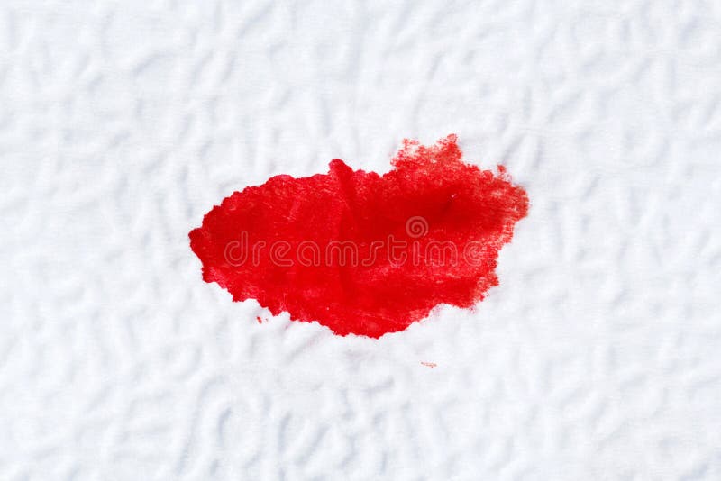Blood on tissue paper stock photo. Image of bleed, paper 66213868