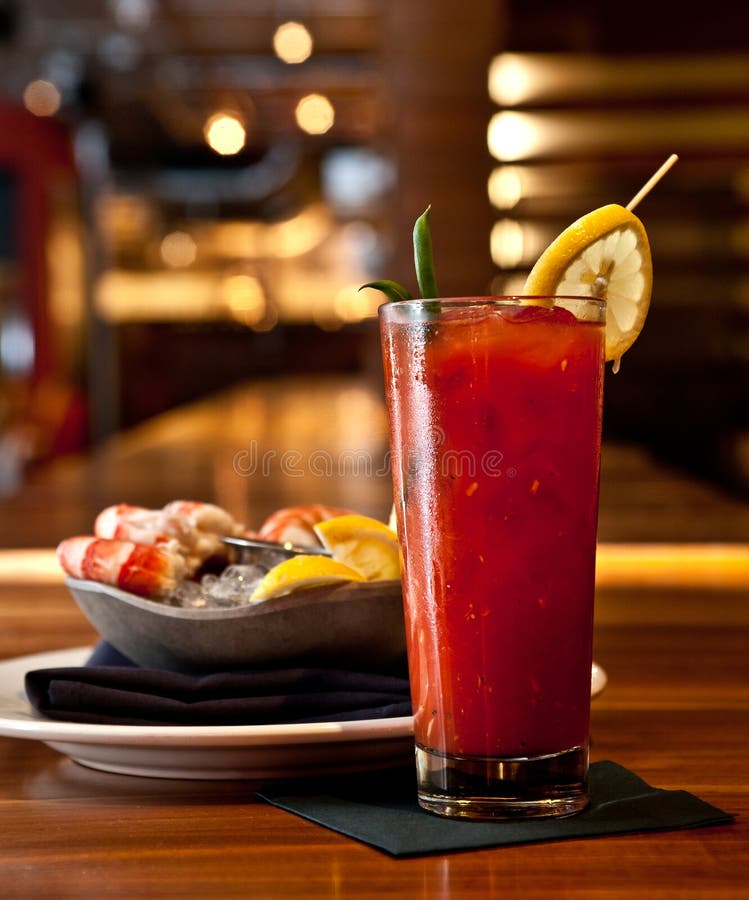 Bloody Marry royalty free stock images