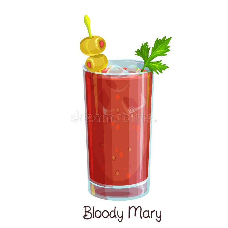 Bloody Mary Diagram Glassware - Set of 2