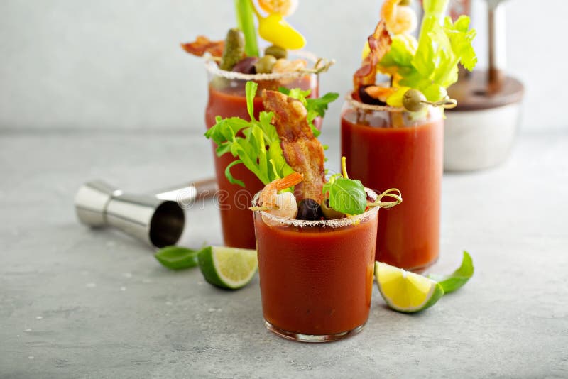 Bloody Mary picante do bacon
