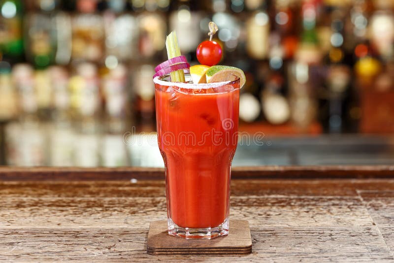 Bloody Mary with space for text stock photos Bloody Mary with space for text stock photos