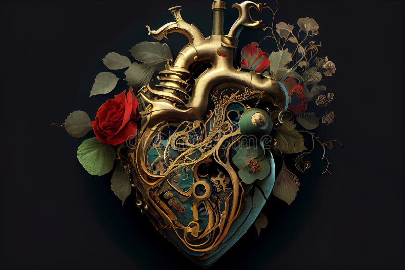 Anatomical Heart With Flowers Images  Browse 1247 Stock Photos Vectors  and Video  Adobe Stock