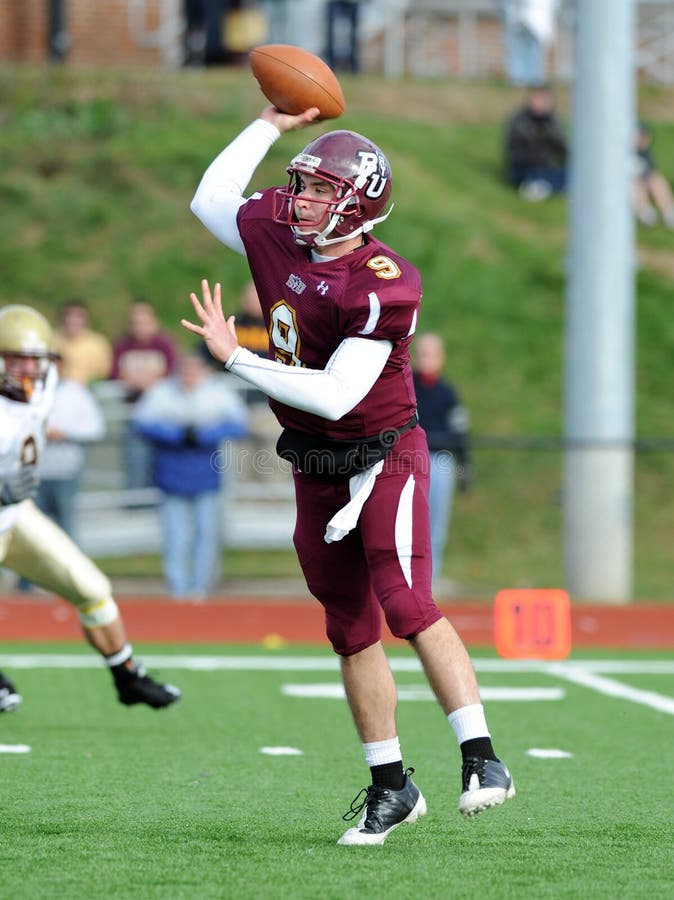 Bloomsburg Football Touchdown Celebration Editorial Photography Image