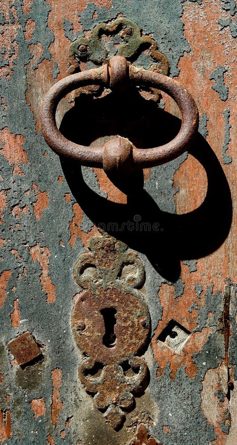Bloqueo oxidado imagen de archivo libre de regalías