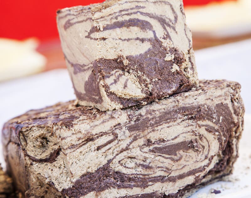 Halva con los pistachos foto de archivo. Imagen de fondo 28754214