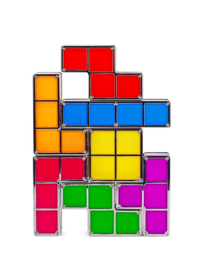 Bloques Del Juguete De Tetris Foto de archivo - Imagen de individualidad: 67172300