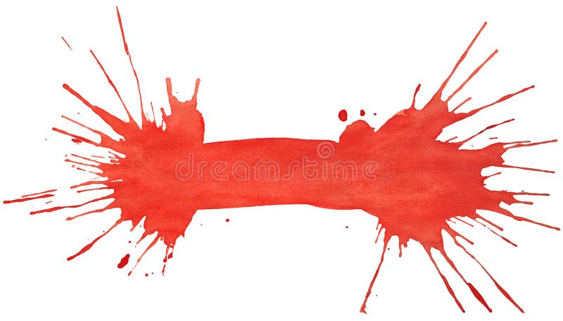 Blot of red watercolor stock images Blot of red watercolor stock images
