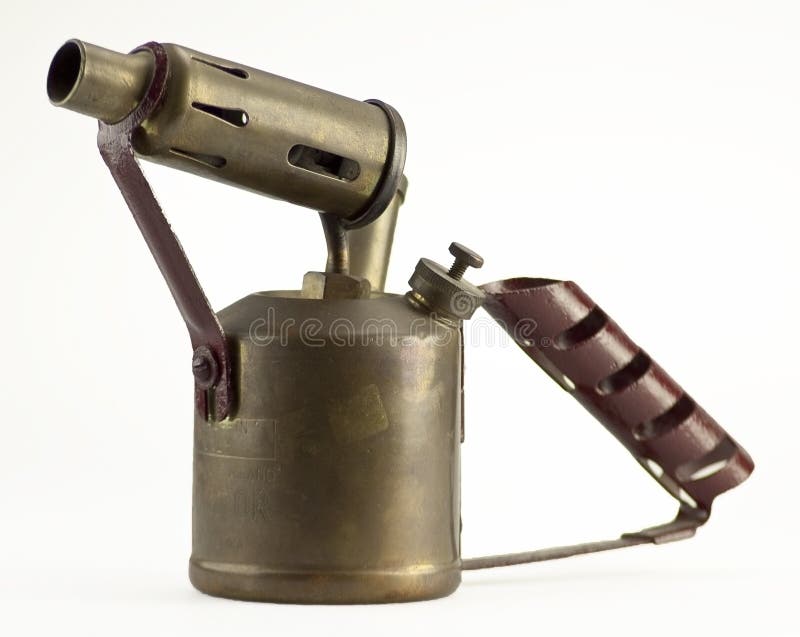 Blow torch and metal stock image. Image of coal, flame 30258627