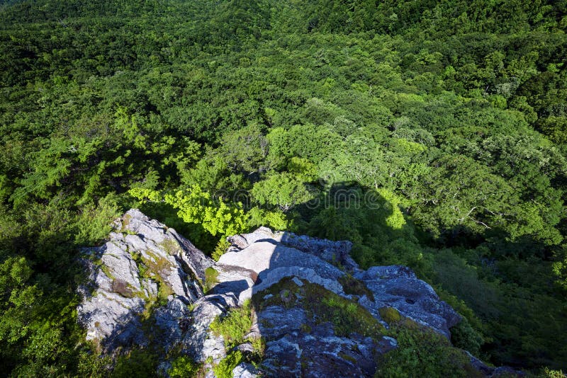 Blowing Rock in Blowing Rock North Carolina Stock Image Image of