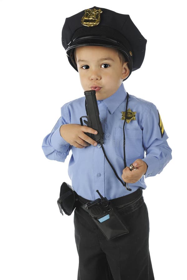 Policeman blowing whistle stock photo. Image of holding - 22480154