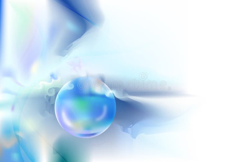 Blu bubble background