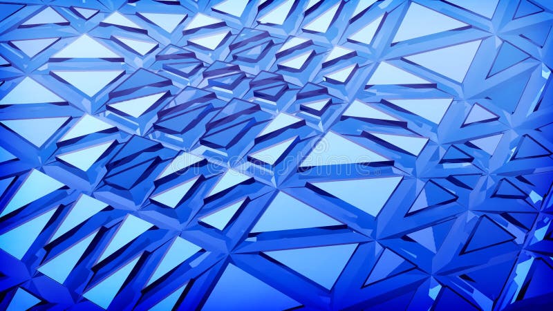 Blue 3d abstraction background