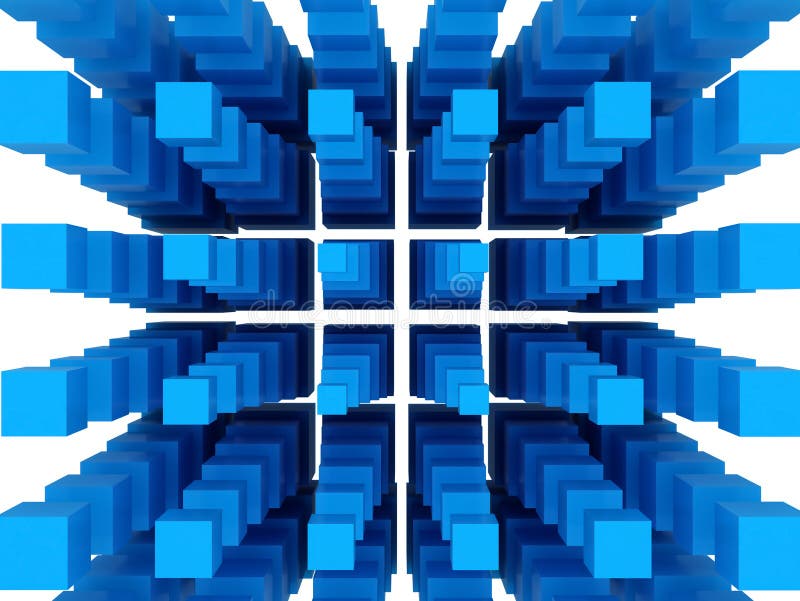 Blue 3D Blocks