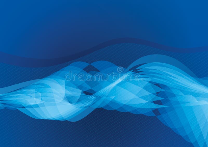 Blue abstract background vector illustration