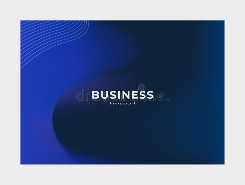 Blue abstract background design with simple curved line pattern vector illustration