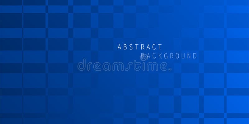 A blue abstract background features a subtle checkered pattern, creating a modern and geometric design. vector illustration