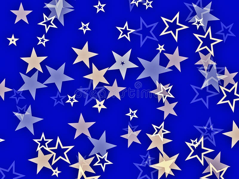 Blue Abstract Background with Stars Card Repetition Wallpaper Textur ...