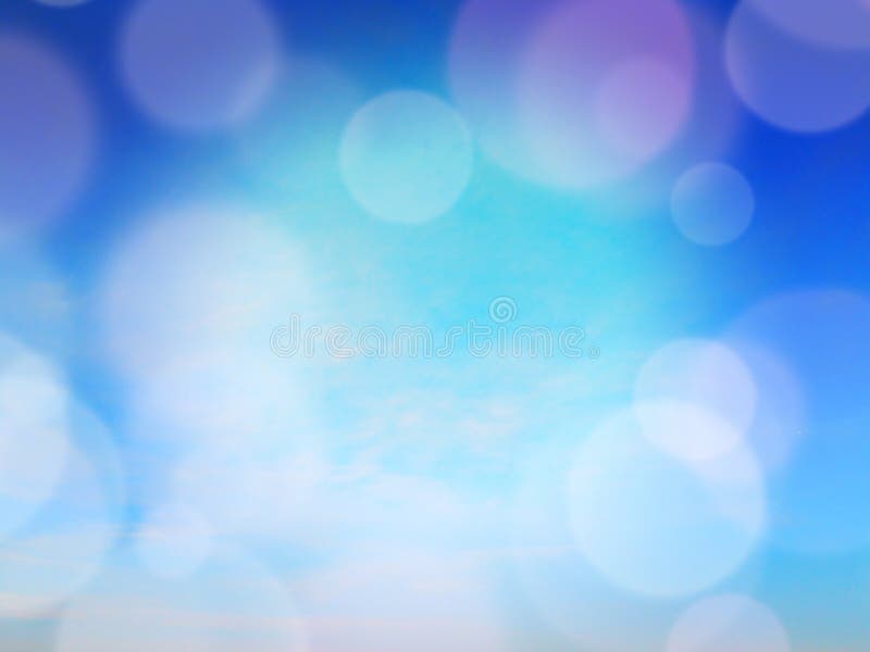 Blue Abstract Blur Background, Free Space for Text Stock Illustration