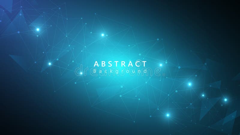 Blue abstract connection technology cyberspace background,modern tech background,futuristic connection data,speed data transfer royalty free illustration