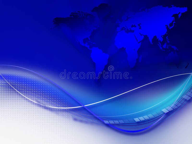 Blue Abstract Corporate Background Stock Illustration Illustration of