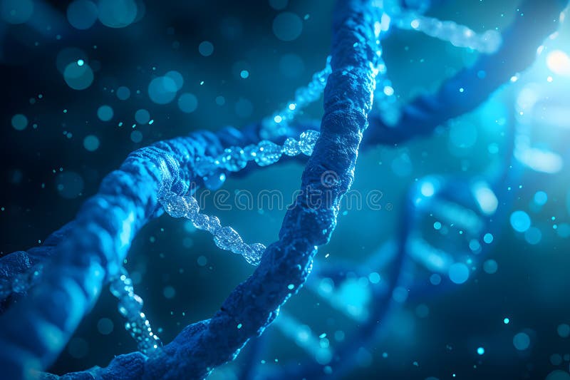 Abstract DNA structure background stock images