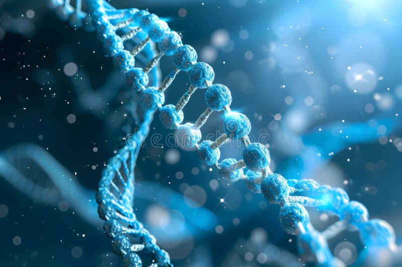 Abstract DNA structure background royalty free stock photo