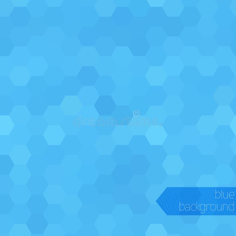 Blue abstract geometric background