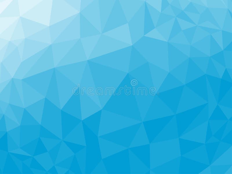 Blue abstract geometric rumpled triangular low poly style vector illustration graphic background royalty free illustration
