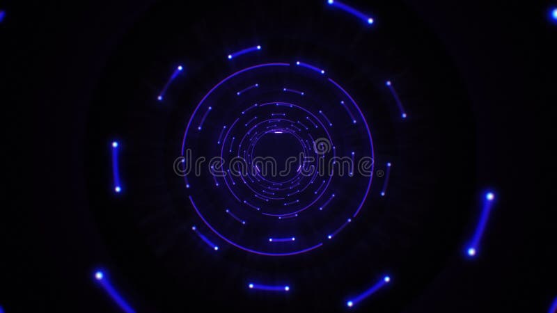 Blue abstract light circles seamless looping. royalty free illustration Blue abstract light circles seamless looping. royalty free illustration