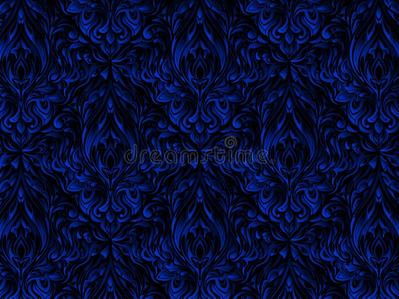 Black and blue pattern stock illustration. Illustration of curve