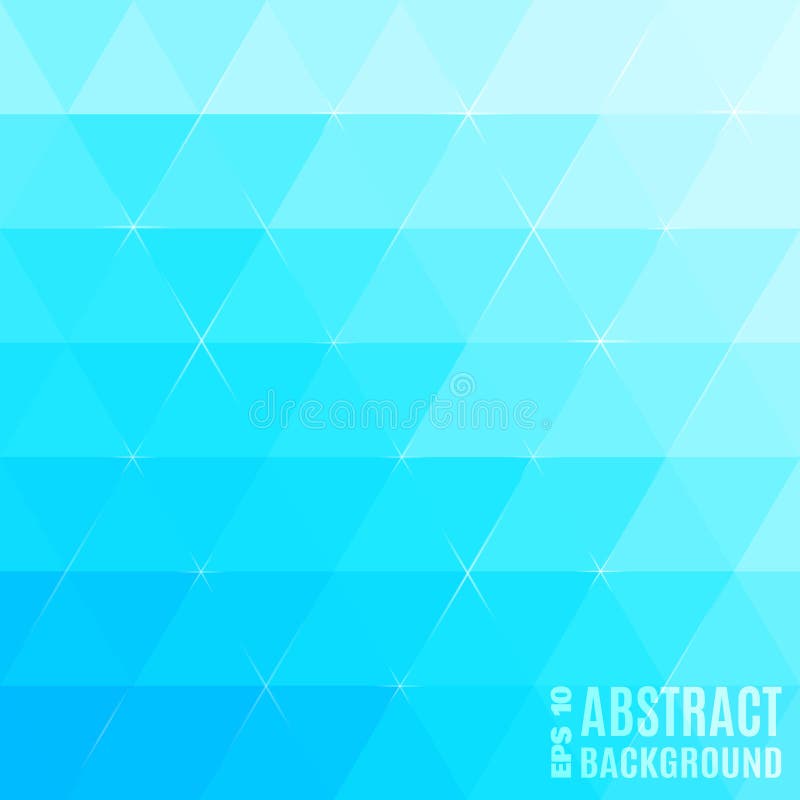 Blue abstract vector triangles background royalty free illustration