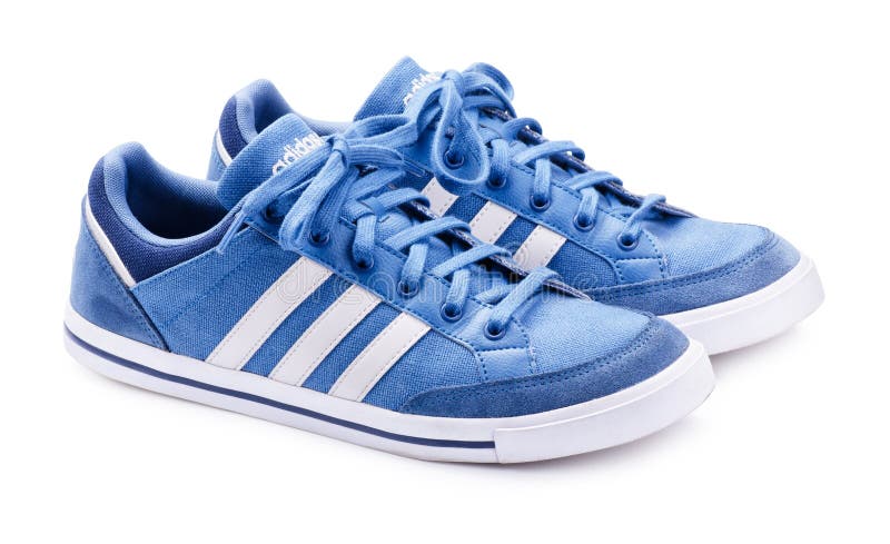 Blue Adidas Neo Sneakers for Running Editorial - exercise, gray: 79191186
